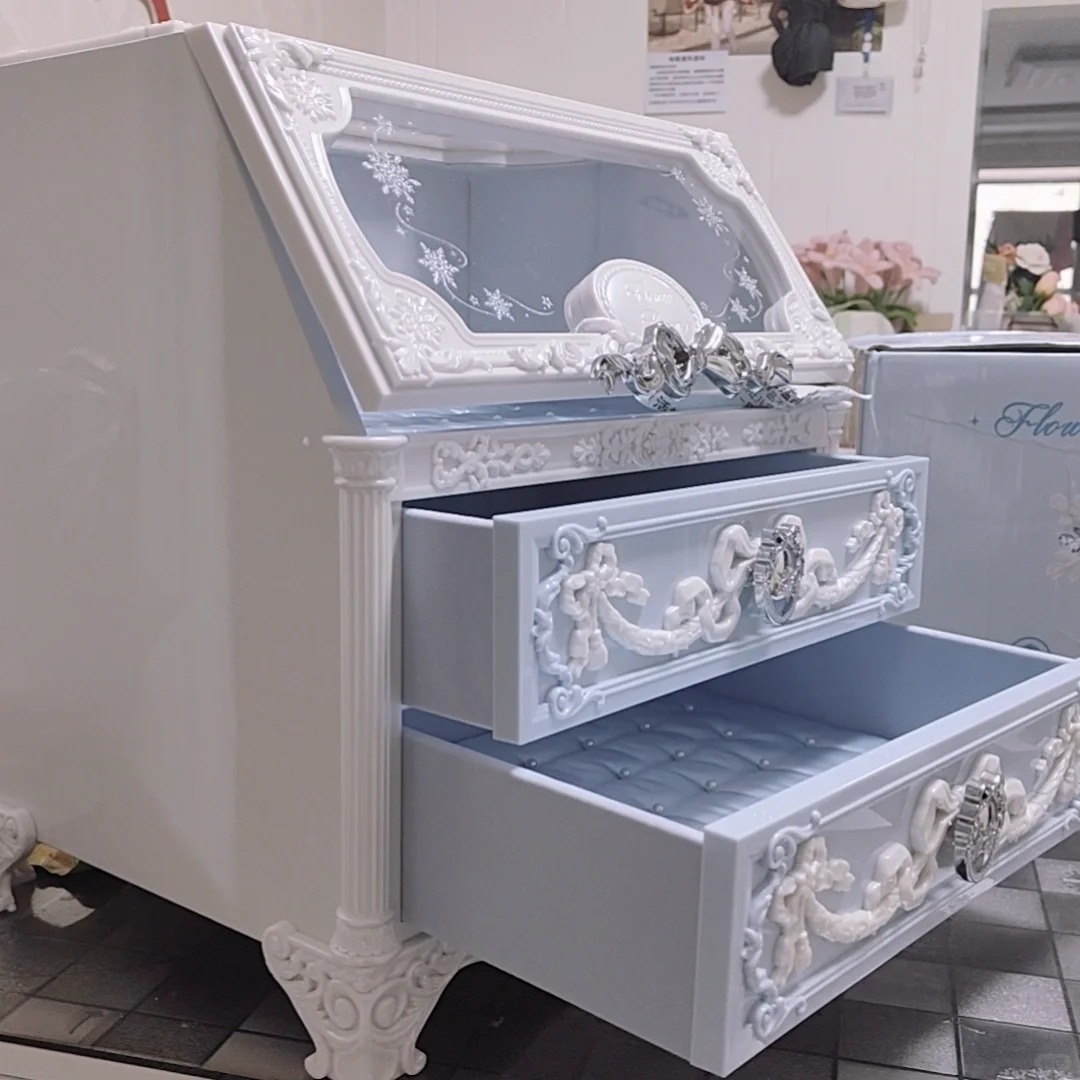 Flower Knows Snow Ballet صندوق - مراجعة Beauty Makeup Vanity Set وسعره